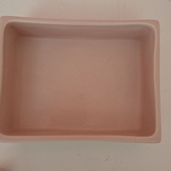 Rae Dunn Pink Jewelry Box With Lid - Picture 3 of 5